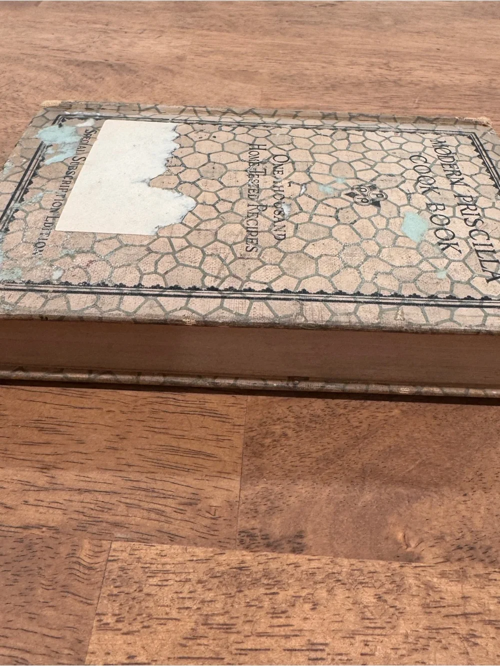 1924 Modern Priscilla Cook Book Old Family Recipes Vintage